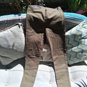 New! Olive Green, High Waist Pants